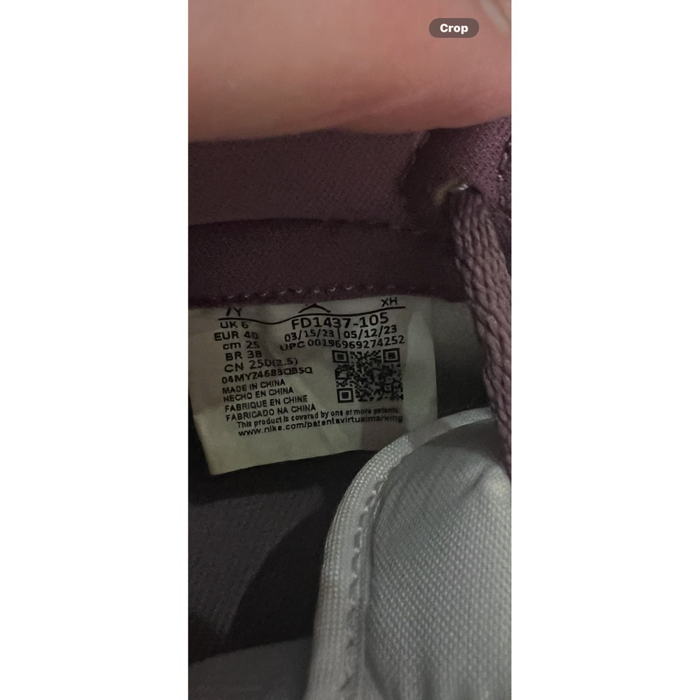 Nike Air Jordan 1 Retro High OG Mauve White FD1437-105 Womens 7.5 - Picture 6 of 6